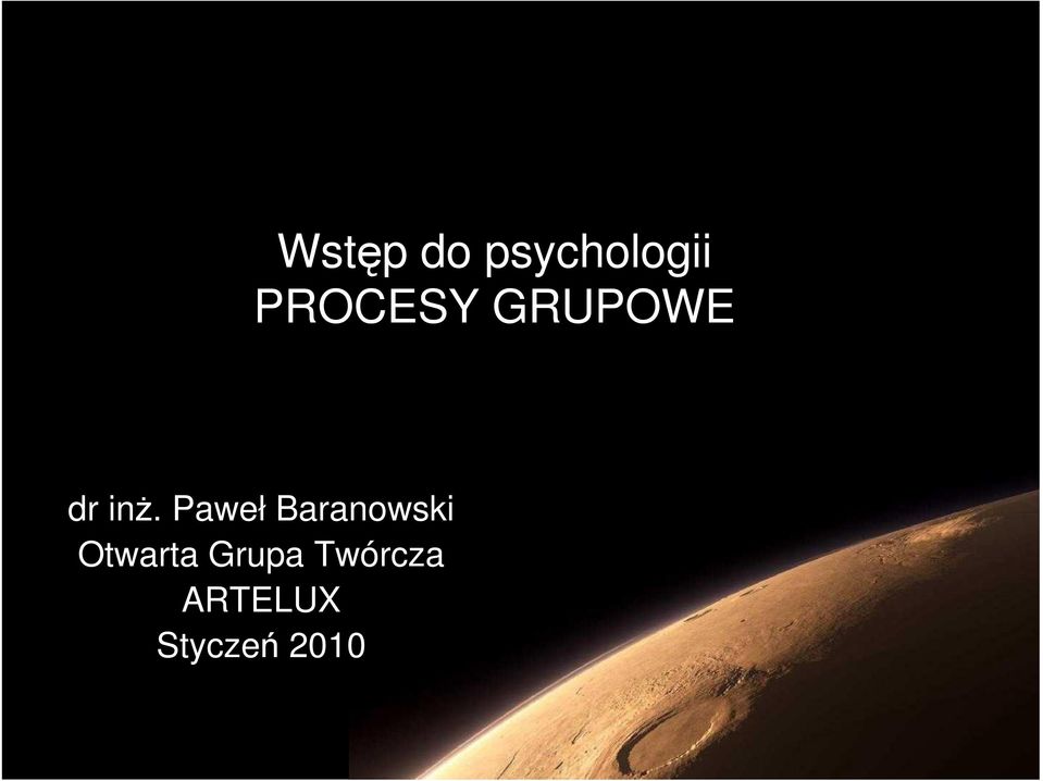 Paweł Baranowski Otwarta