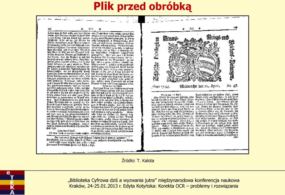 obróbką