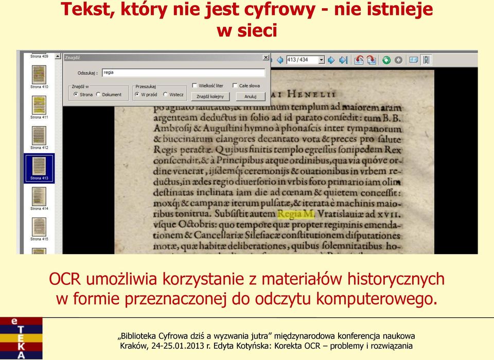 korzystanie z materiałów historycznych