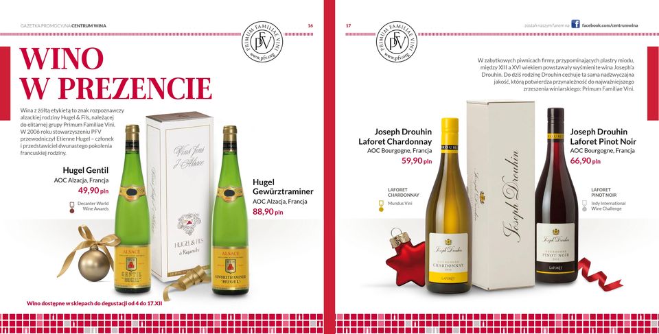 Wina z żółtą etykietą to znak rozpoznawczy alzackiej rodziny Hugel & Fils, należącej do elitarnej grupy Primum Familiae Vini.