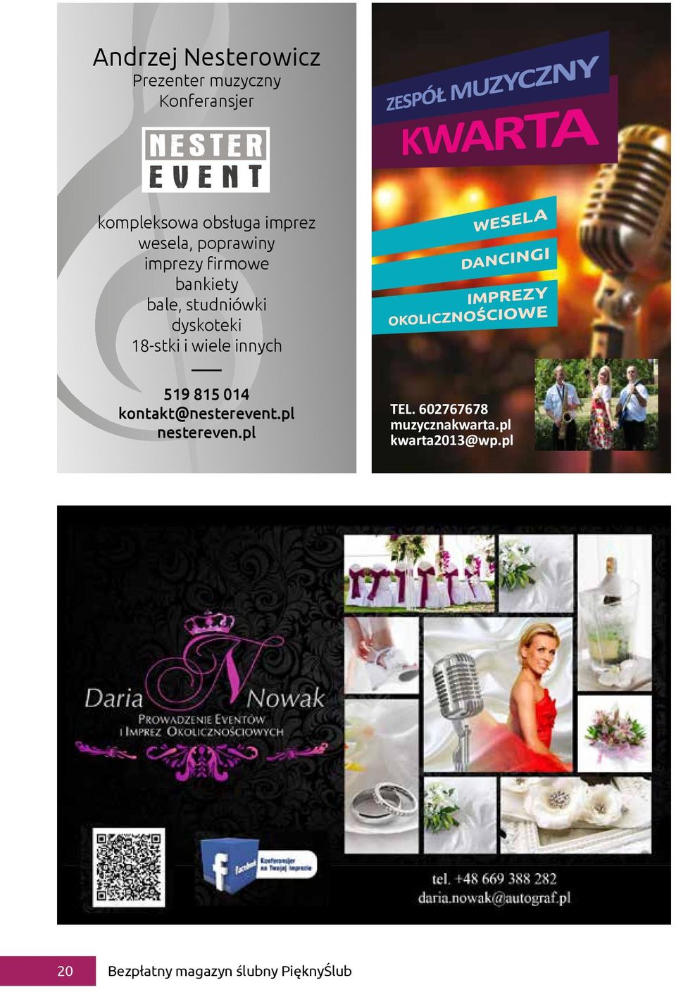 dyskoteki 18-stki i wiele innych 519 815 014 kontakt@nesterevent.pl nestereven.