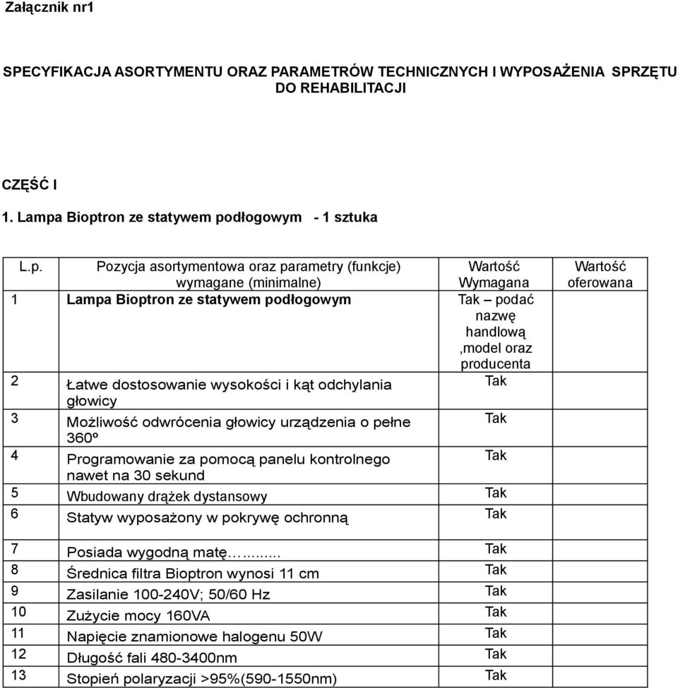 odchylania głowicy 3 Możliwość odwrócenia głowicy urządzenia o pełne 360º 4 Programowanie za pomocą panelu kontrolnego nawet na 30 sekund 5 Wbudowany drążek dystansowy 6 Statyw