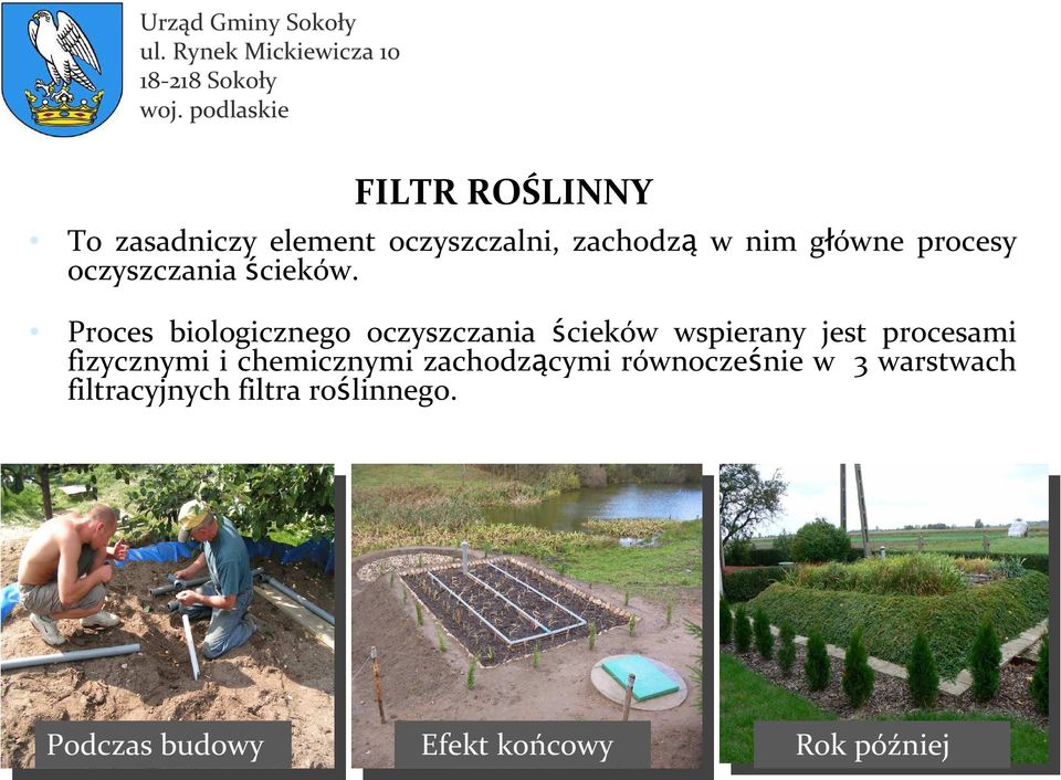 Proces biologicznego oczyszczania ścieków wspierany jest procesami