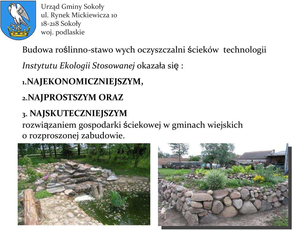 NAJEKONOMICZNIEJSZYM, 2.NAJPROSTSZYM ORAZ 3.