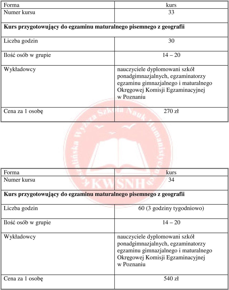 geografii 30 Numer u 34 Kurs