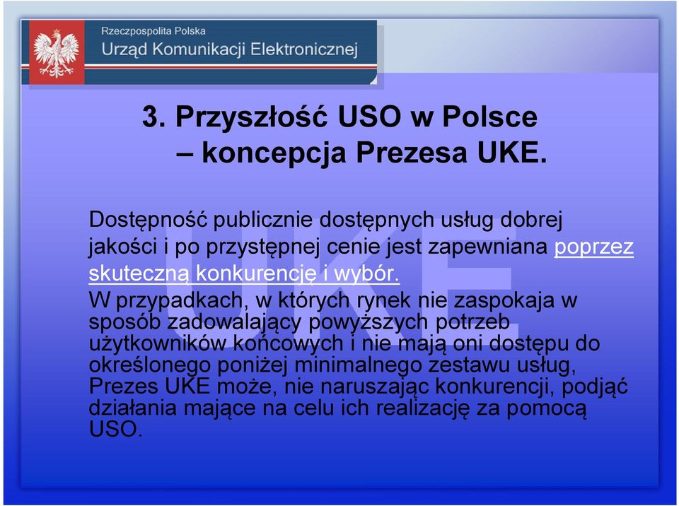 konkurencję i wybór.