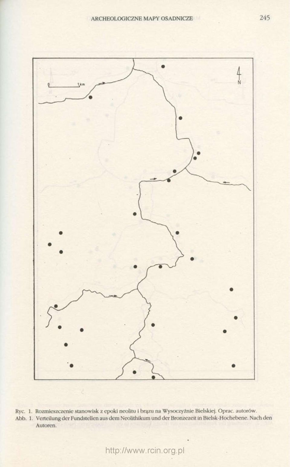Wysoczyźnie Bielskiej. Oprac. autorów. Abb. 1.