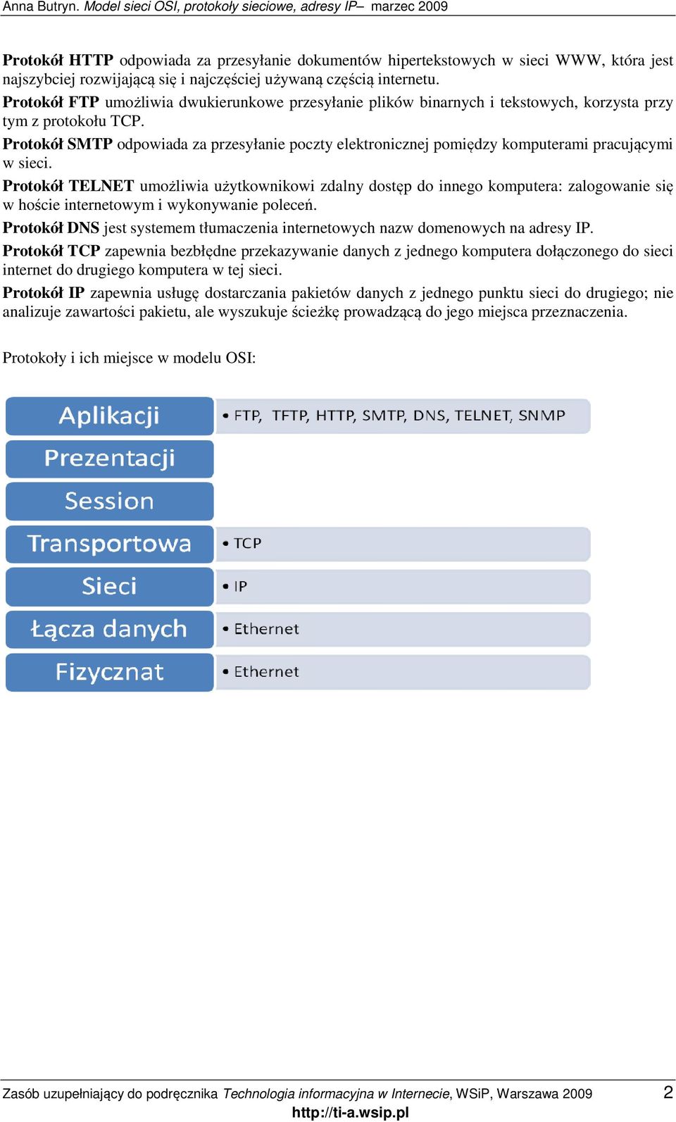 Protokół SMTP odpowiada za przesyłanie poczty elektronicznej pomiędzy komputerami pracującymi w sieci.