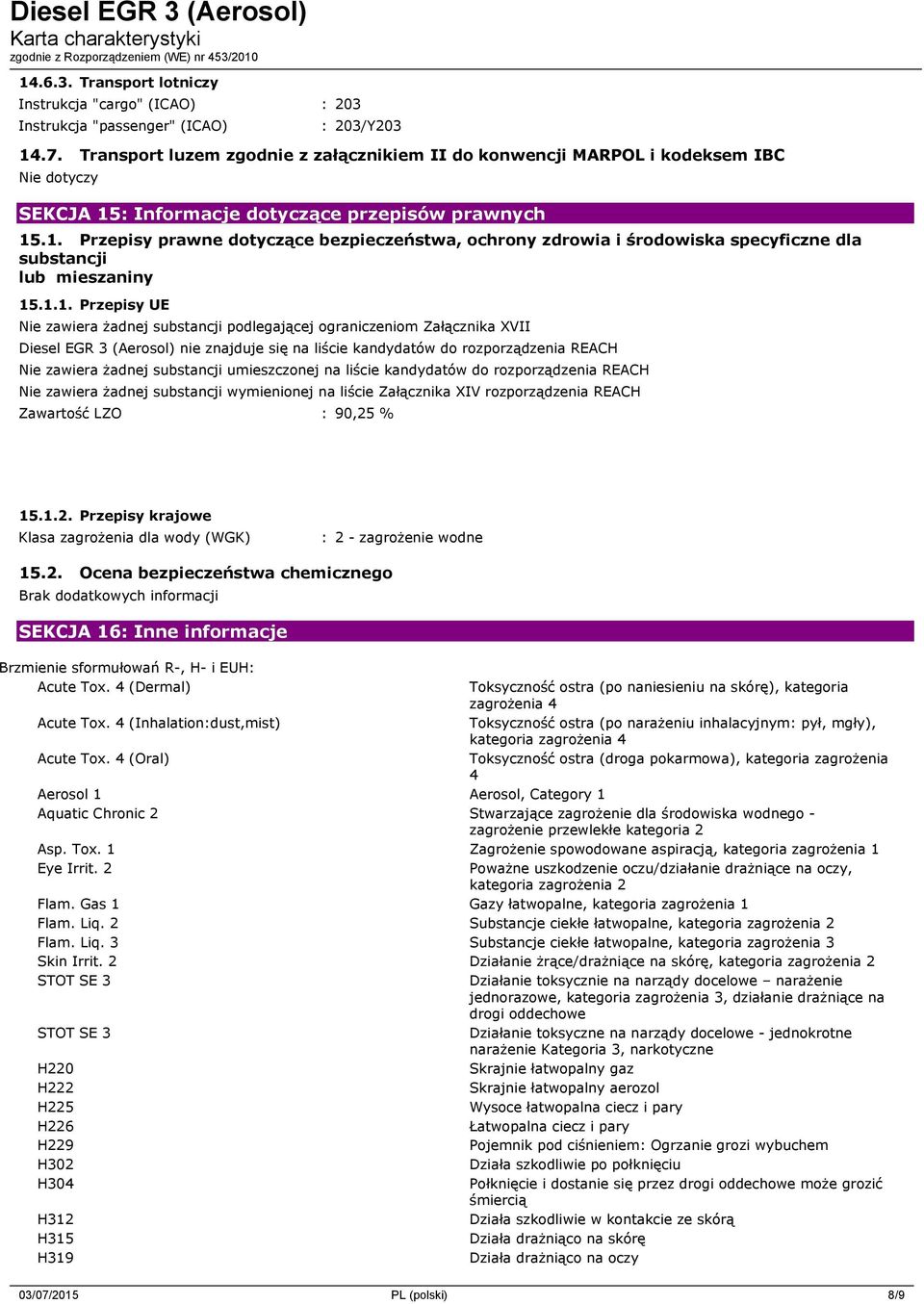 : Informacje dotyczące przepisów prawnych 15