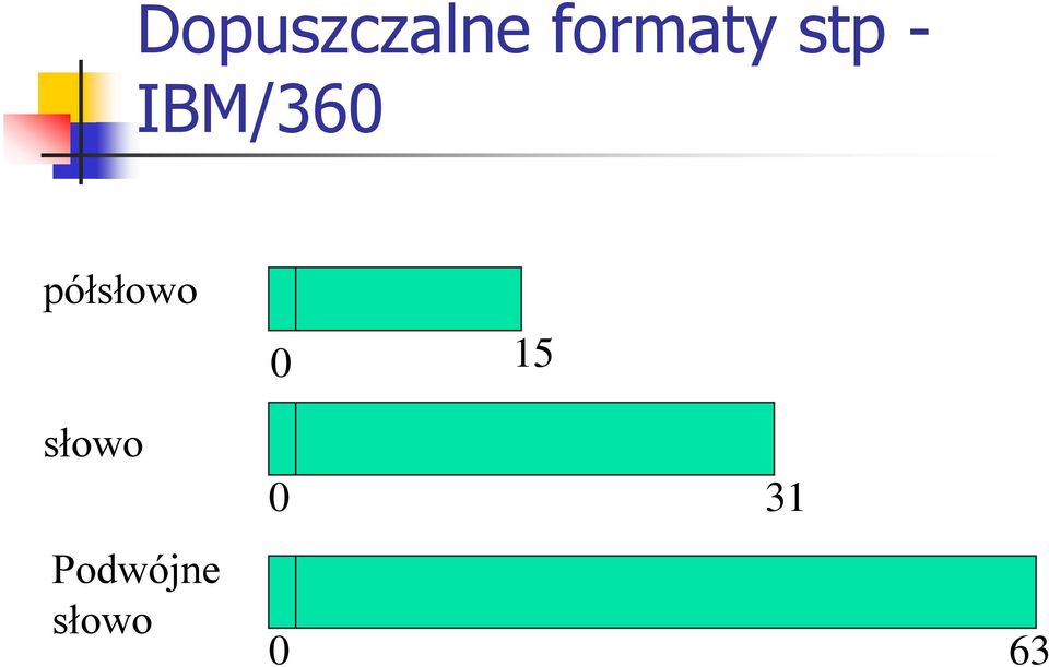 IBM/360 półsłowo