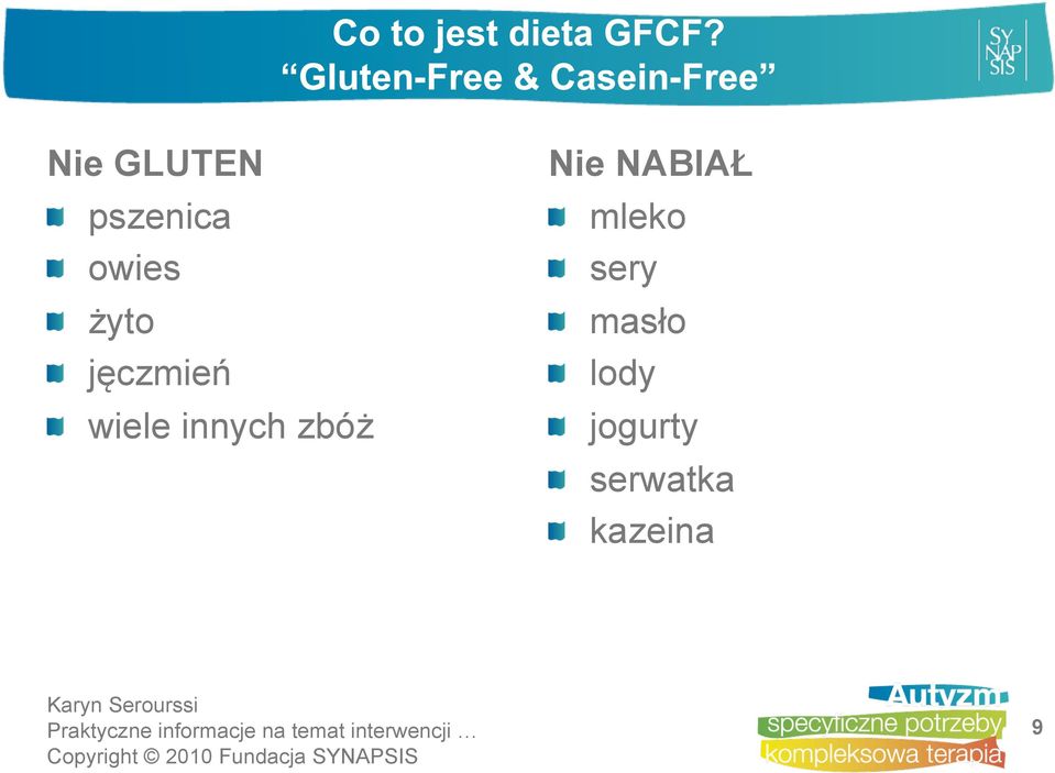 zbóż Nie NABIAŁ mleko sery