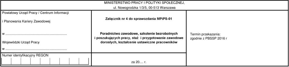 .. Wojewódzki Urząd Pracy w.