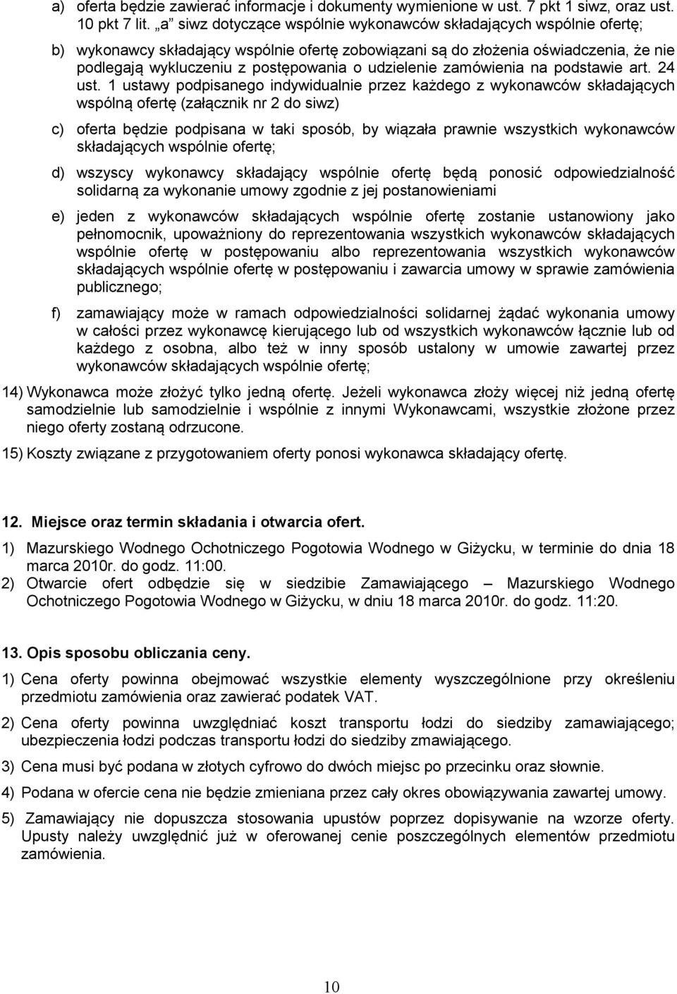 udzielenie zamówienia na podstawie art. 24 ust.