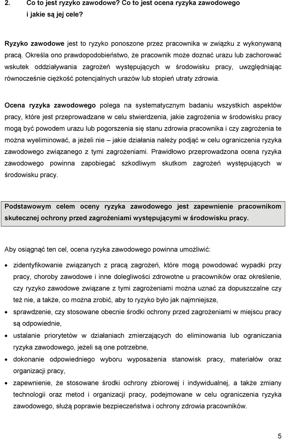 lub stopień utraty zdrowia.