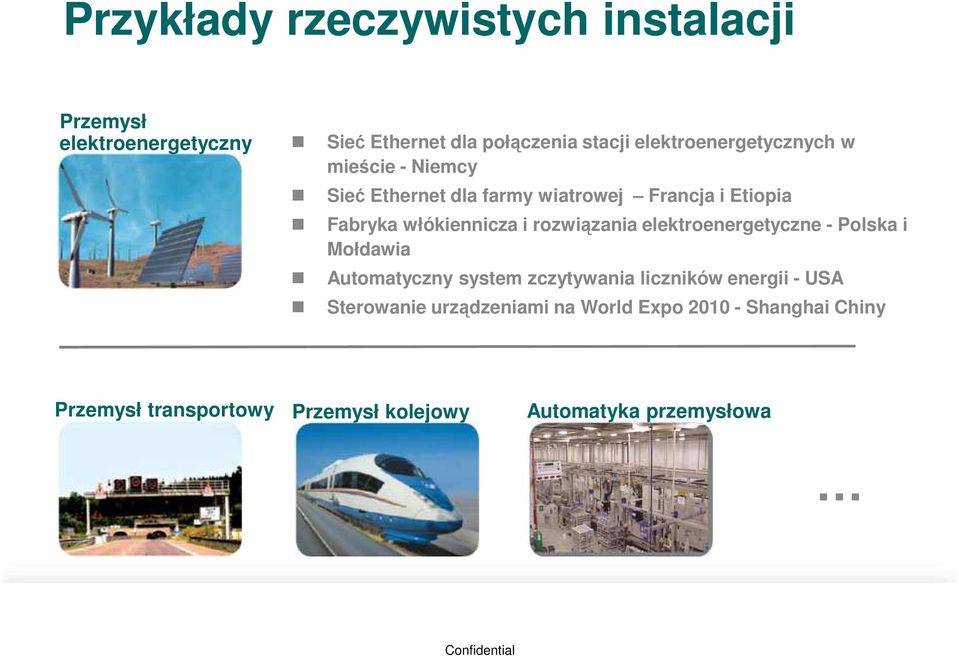 włókiennicza i rozwiązania elektroenergetyczne - Polska i Mołdawia Automatyczny system zczytywania liczników