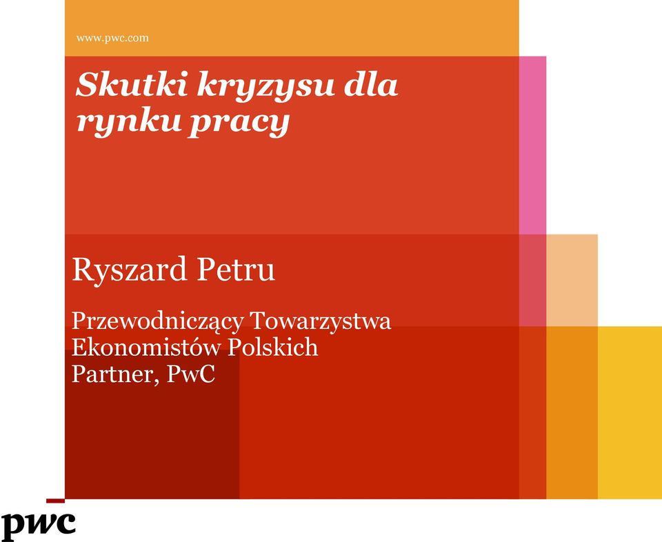 pracy Ryszard Petru