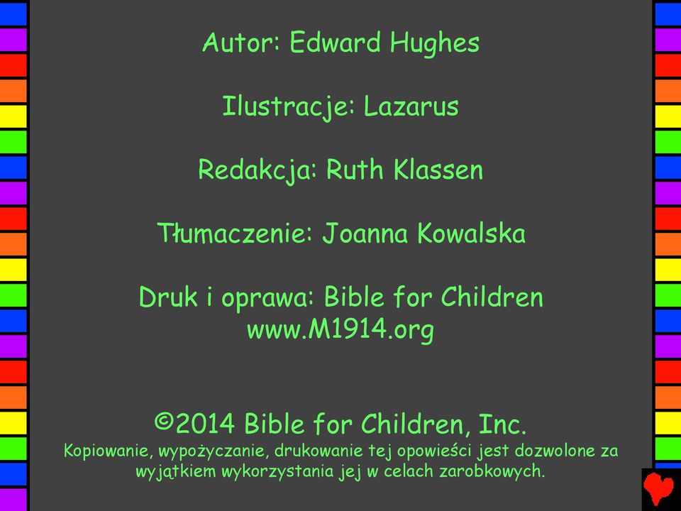 org 2014 Bible for Children, Inc.