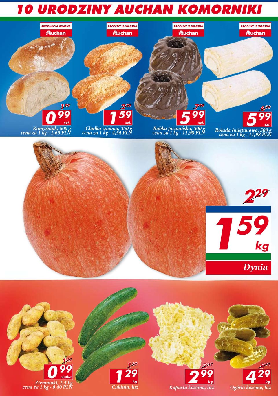 Babka poznańska, 500 g cena za 1 kg - 11,98 PLN 6 99 5 99 szt.