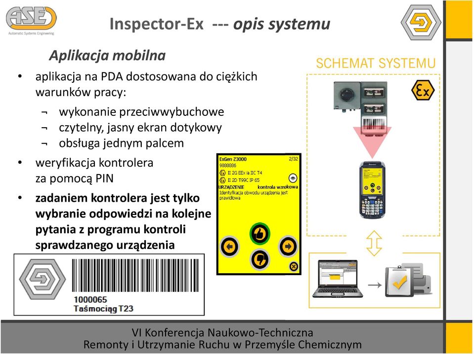 weryfikacja kontrolera za pomocą PIN Inspector-Ex --- opis systemu zadaniem