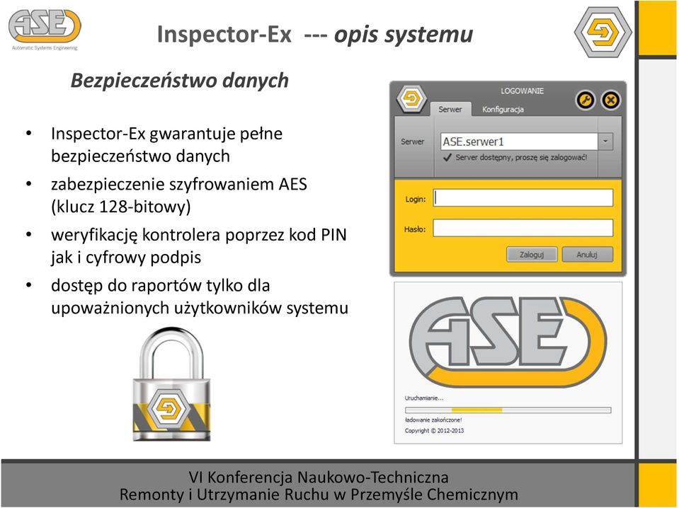 AES (klucz 128-bitowy) weryfikację kontrolera poprzez kod PIN jak i