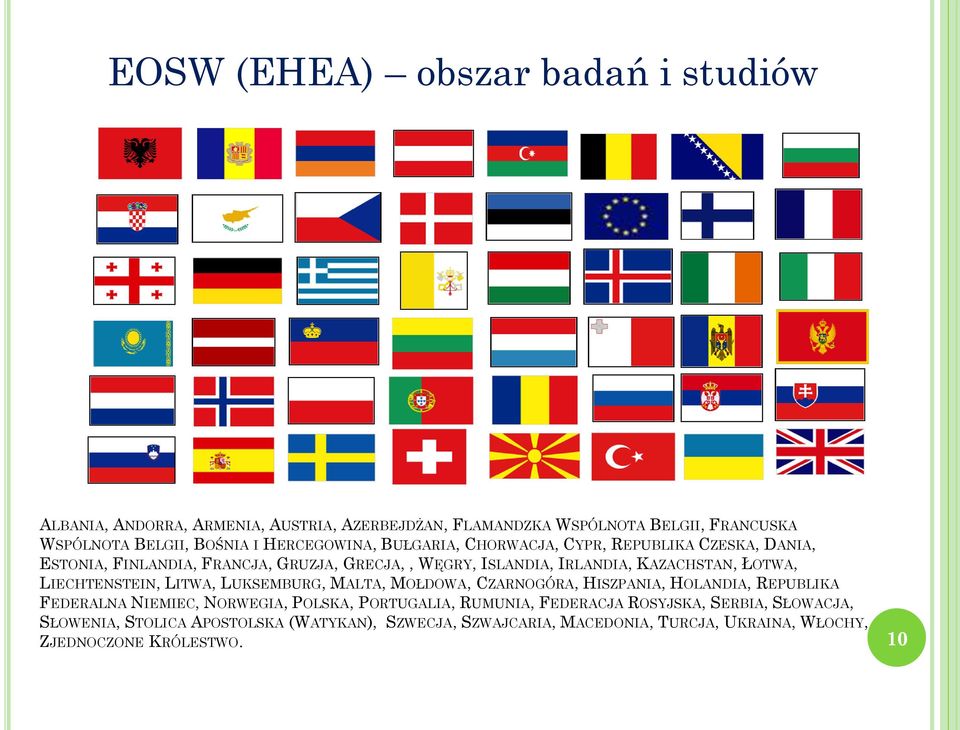 ŁOTWA, LIECHTENSTEIN, LITWA, LUKSEMBURG, MALTA, MOŁDOWA, CZARNOGÓRA, HISZPANIA, HOLANDIA, REPUBLIKA FEDERALNA NIEMIEC, NORWEGIA, POLSKA, PORTUGALIA,