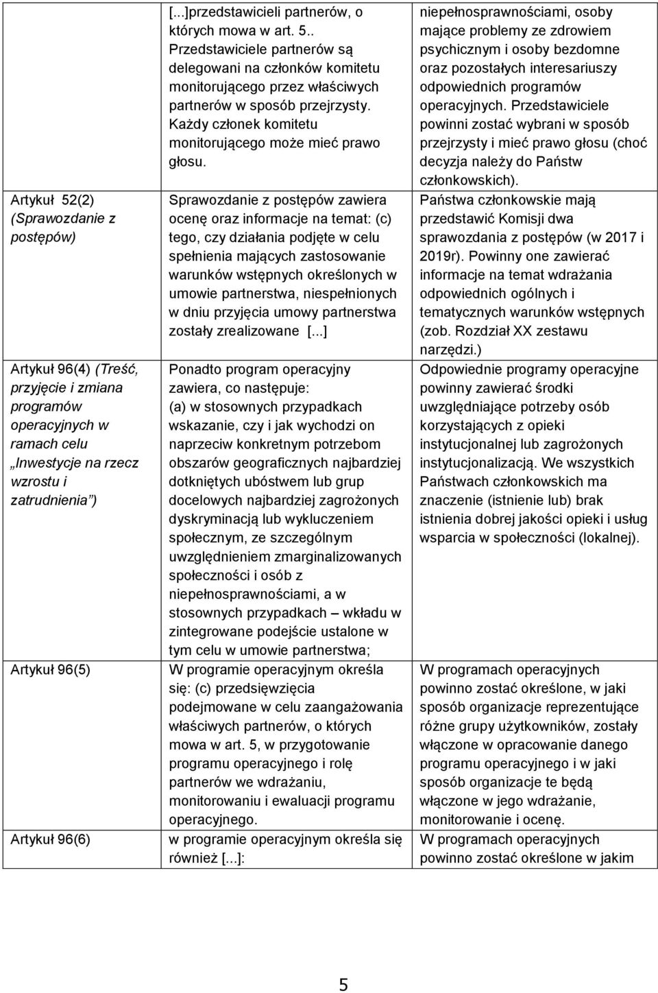 Każdy członek komitetu monitorującego może mieć prawo głosu.