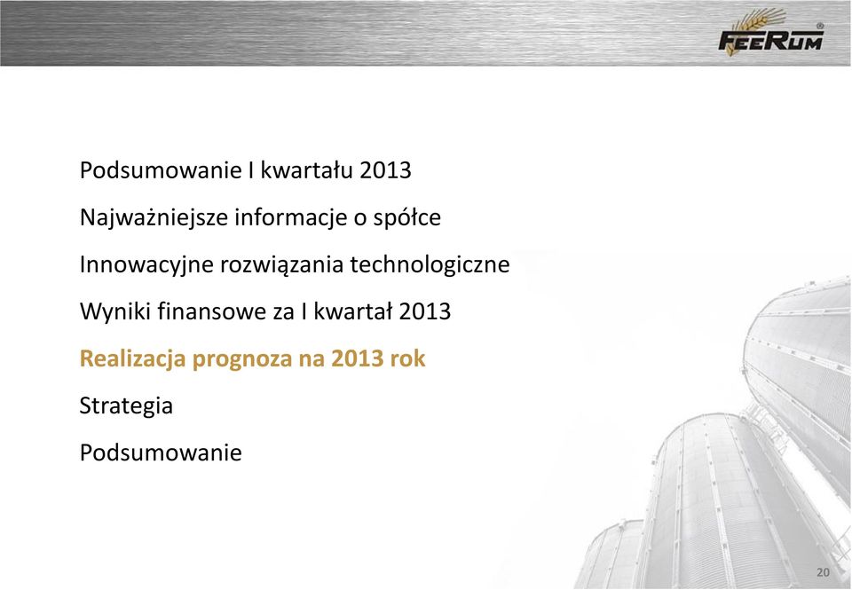 technologiczne Wyniki finansowe za I kwartał