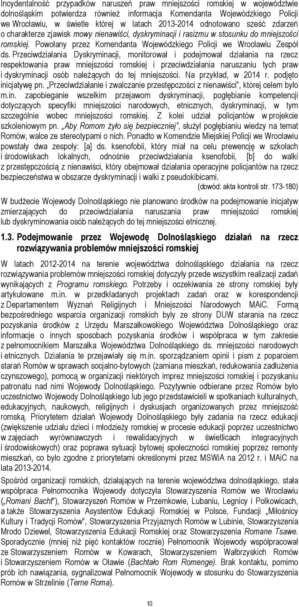 Powołany przez Komendanta Wojewódzkiego Policji we Wrocławiu Zespół ds.