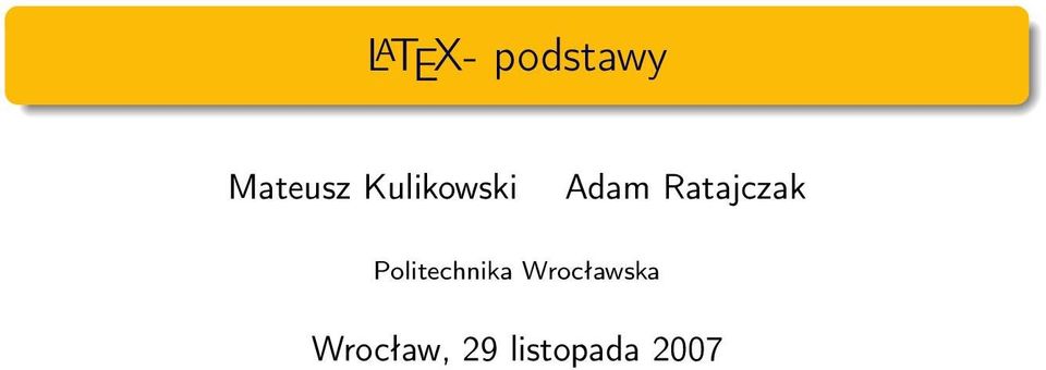 Politechnika Wrocławska