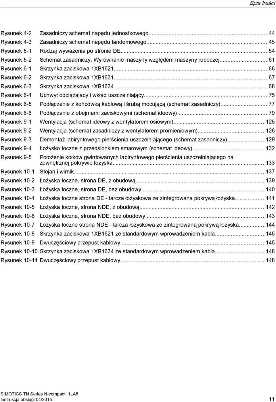 ..67 Rysunek 6-3 Skrzynka zaciskowa 1XB1634.