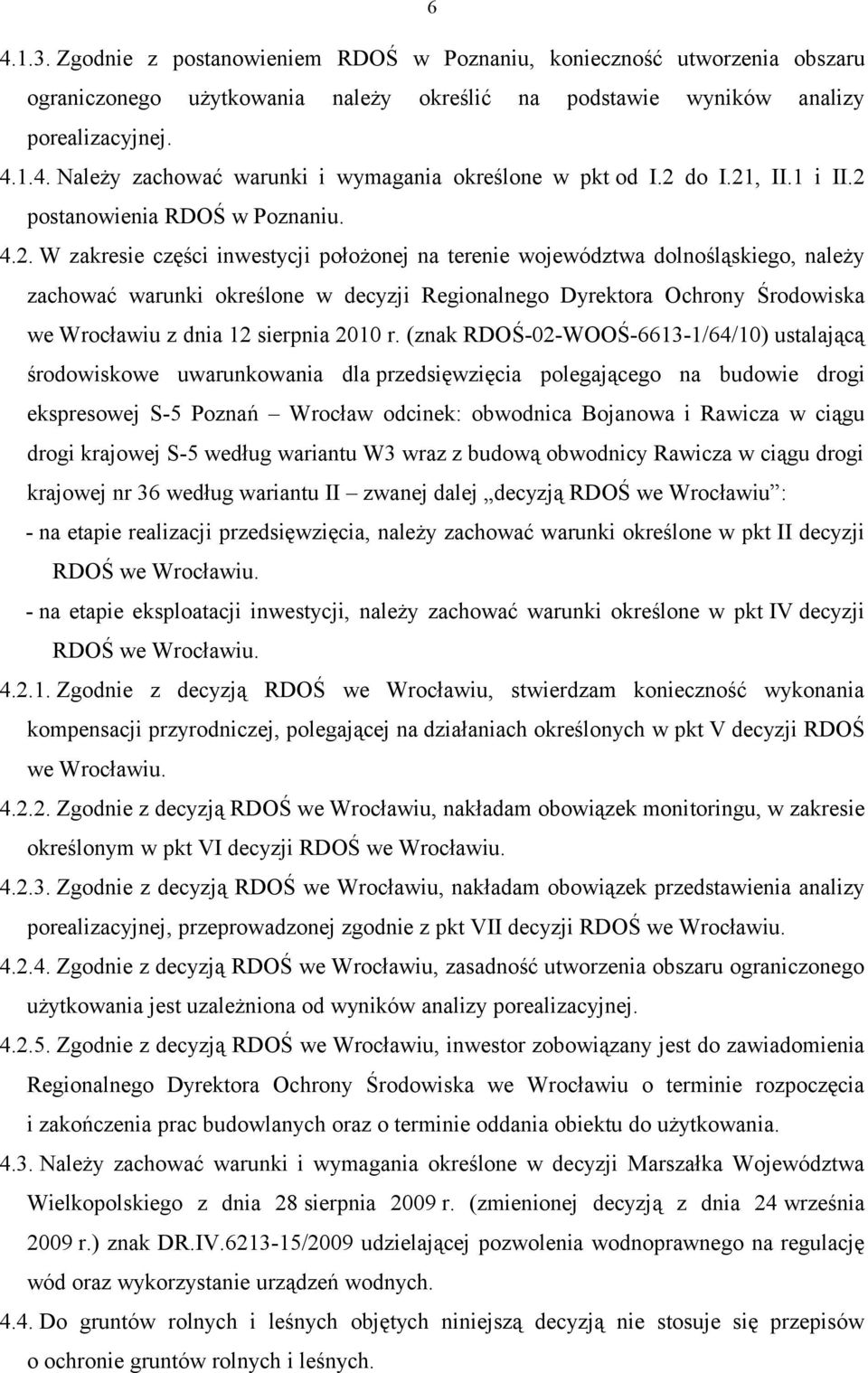 Dyrektora Ochrony Środowiska we Wrocławiu z dnia 12 sierpnia 2010 r.