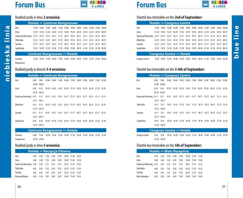 17 00.17 Jagiellonka 13.18 14.18 15.18 16.18 17.18 18.18 19.18 20.18 21.18 22.18 Centrum 13.30 14.30 15.30 16.30 17.30 18.30 19.30 20.30 21.30 22.30 23.30 00.30 Kongresowe Orle 8.00 9.00 10.00 14.