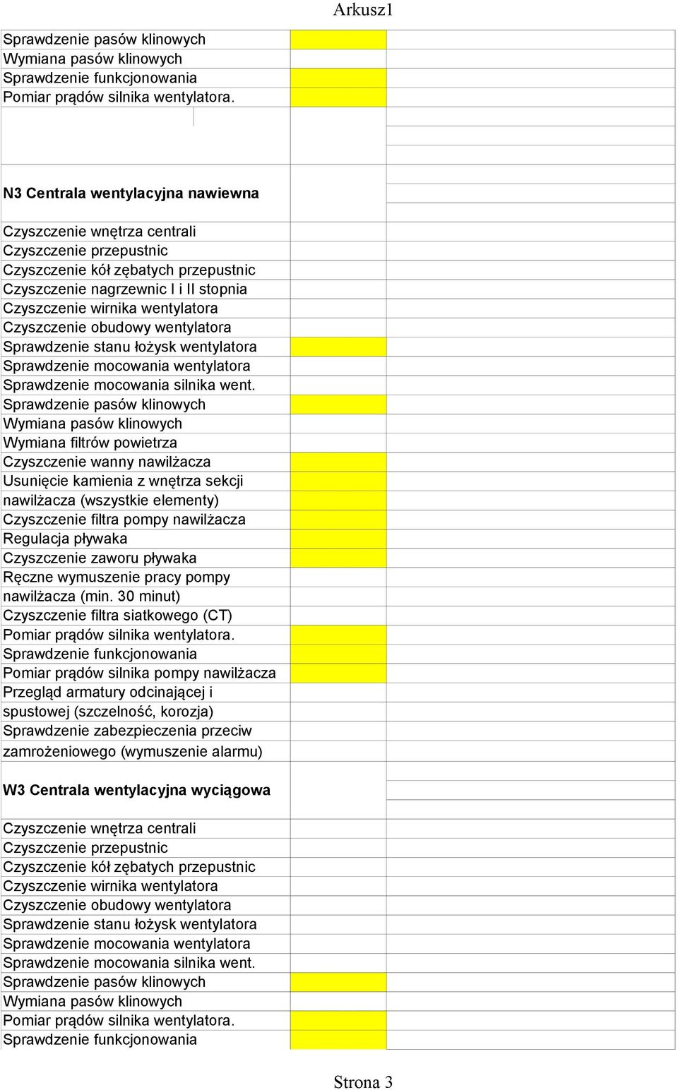 pompy nawilżacza Regulacja pływaka Czyszczenie zaworu pływaka Ręczne wymuszenie pracy pompy