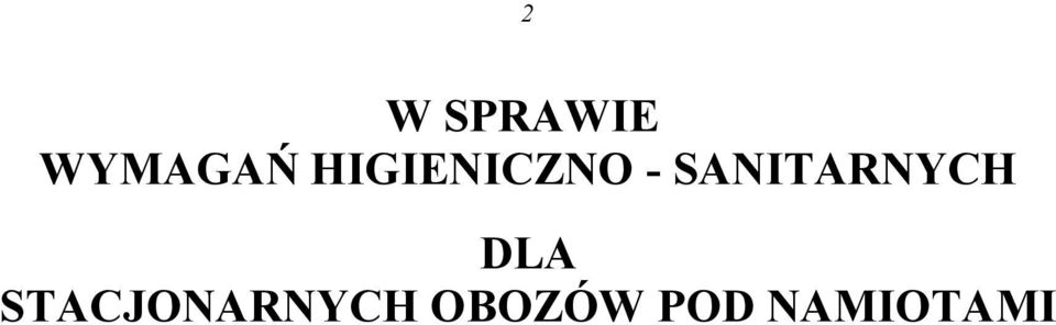 SANITARNYCH DLA