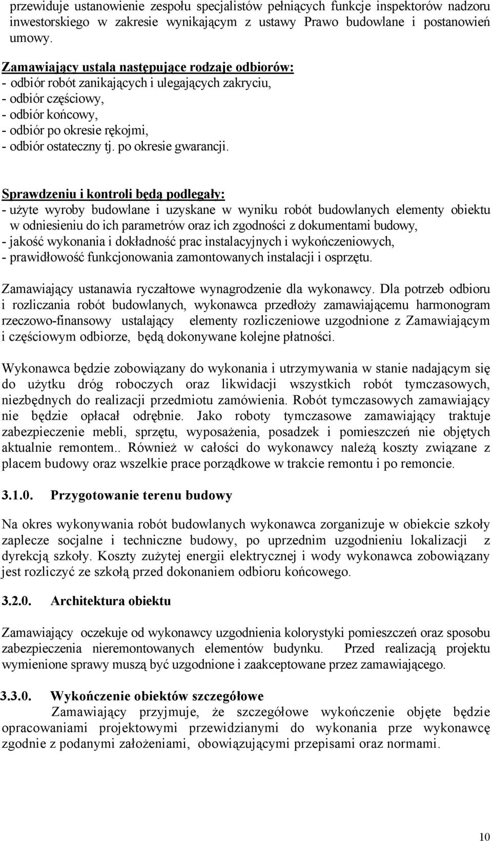 po okresie gwarancji.
