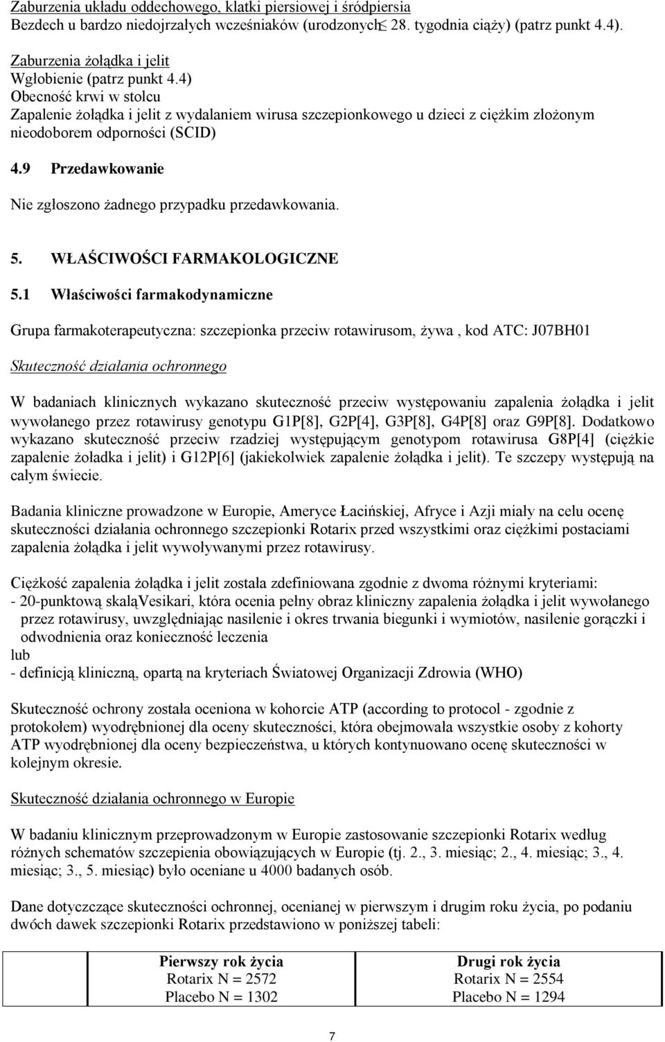 4) Obecność krwi w stolcu Zapalenie żołądka i jelit z wydalaniem wirusa szczepionkowego u dzieci z ciężkim złożonym nieodoborem odporności (SCID) 4.