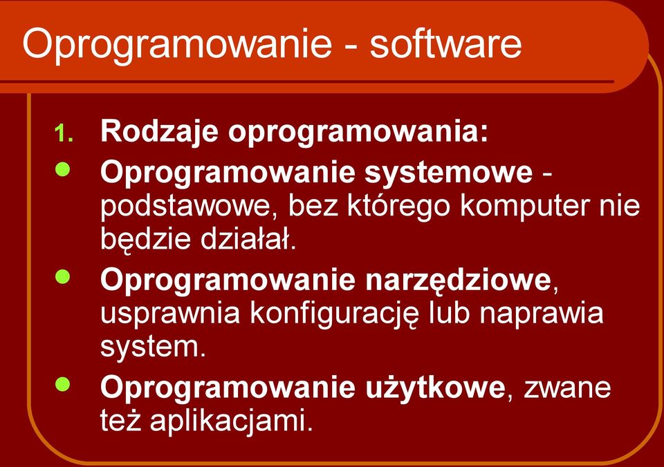 bez którego komputer nie będzie działał.