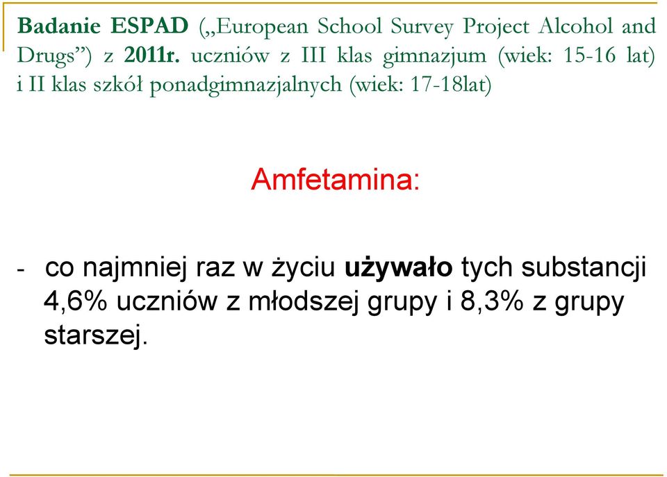 substancji 4,6% uczniów z