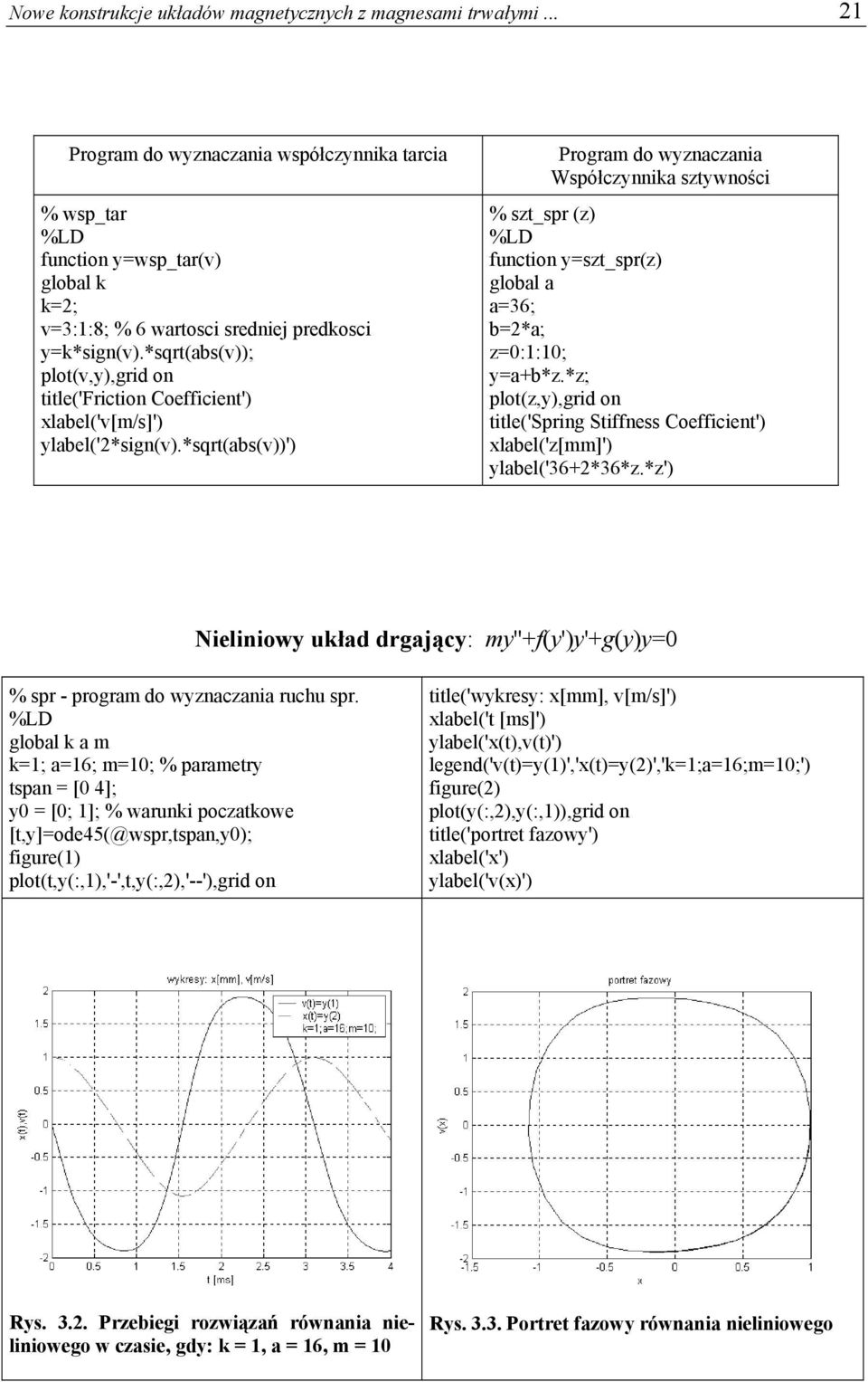 *sqrt(abs(v)); plot(v,y),grid on title('friction Coefficient') xlabel('v[m/s]') ylabel('*sign(v).