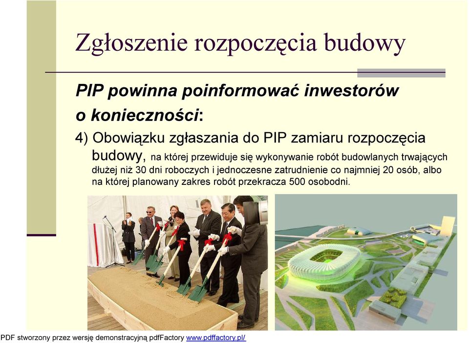 wykonywanie robót budowlanych trwających dłużej niż 30 dni roboczych i jednoczesne