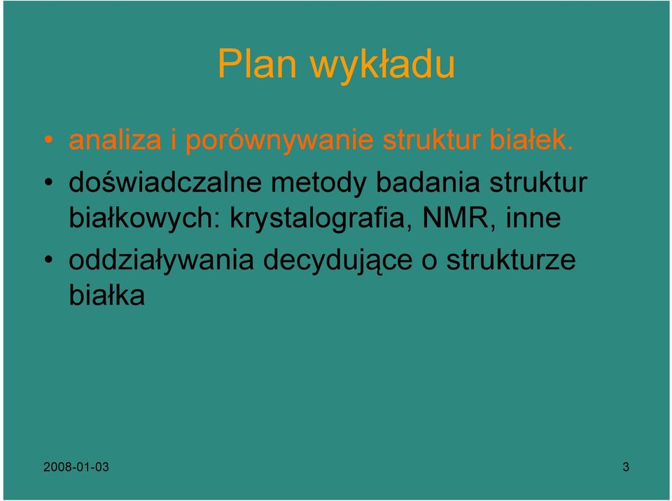 doświadczalne metody badania struktur