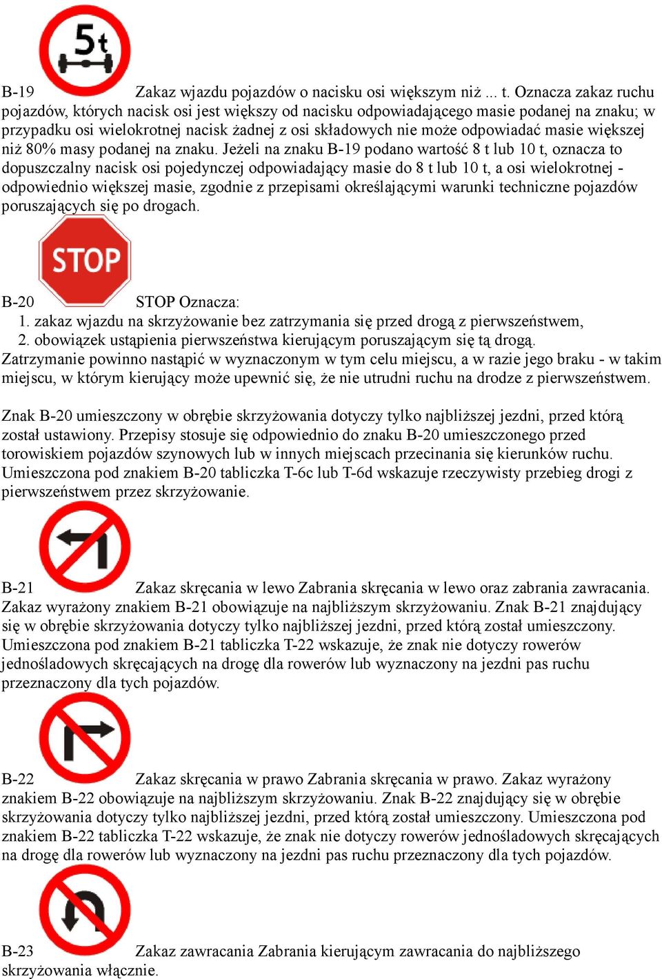 większej niŝ 80% masy podanej na znaku.