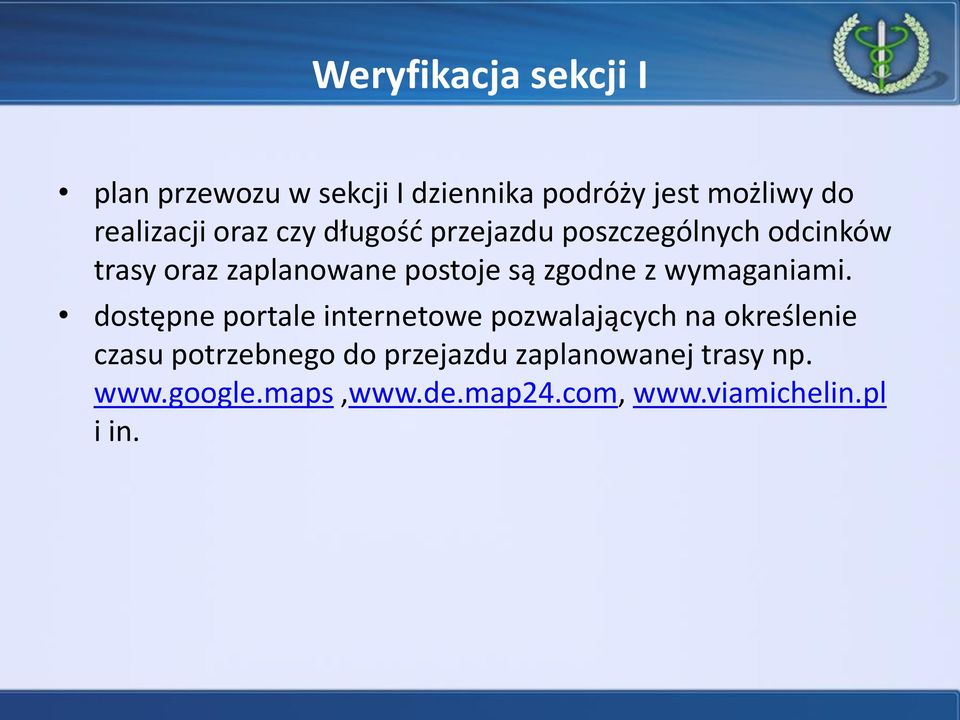 z wymaganiami.