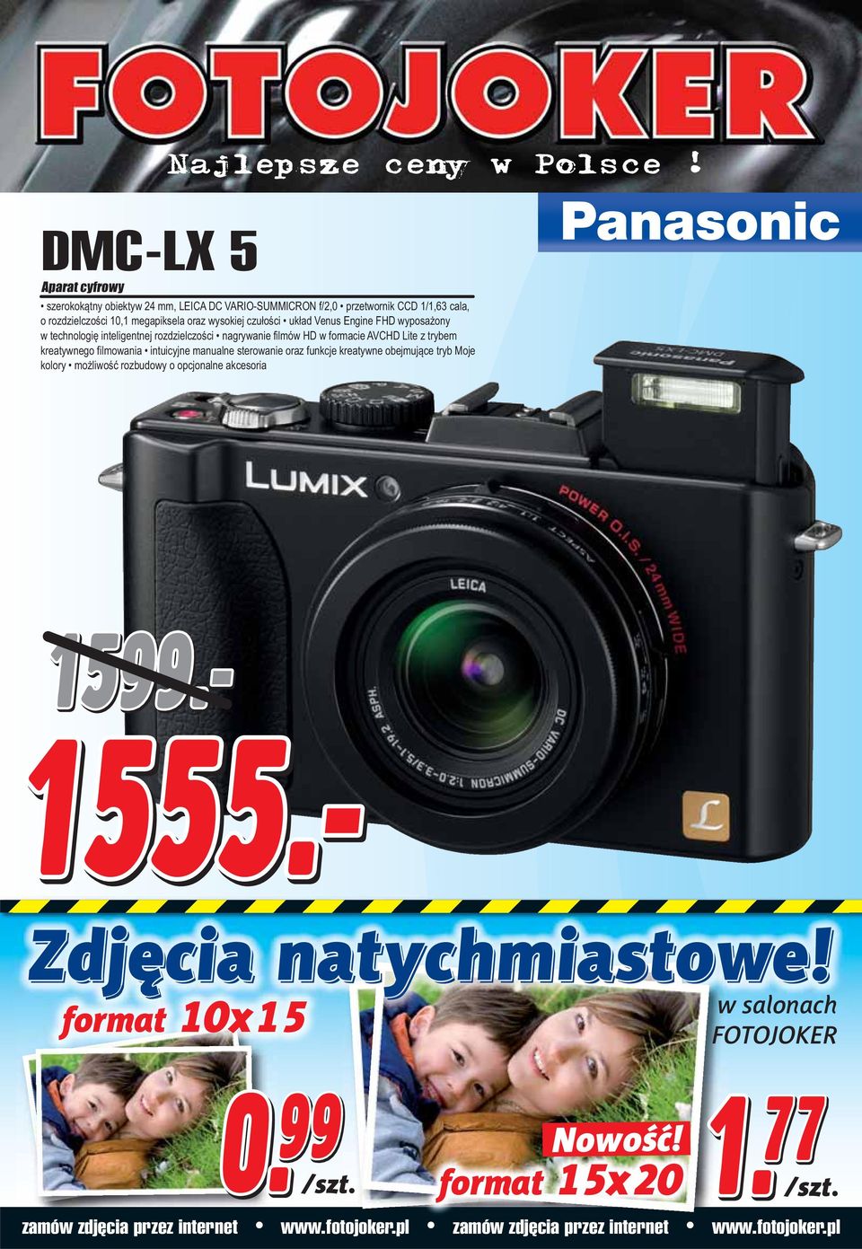 Engine FHD wyposażony w technologię inteligentnej rozdzielczości nagrywanie filmów HD w formacie AVCHD Lite z trybem kreatywnego filmowania intuicyjne manualne