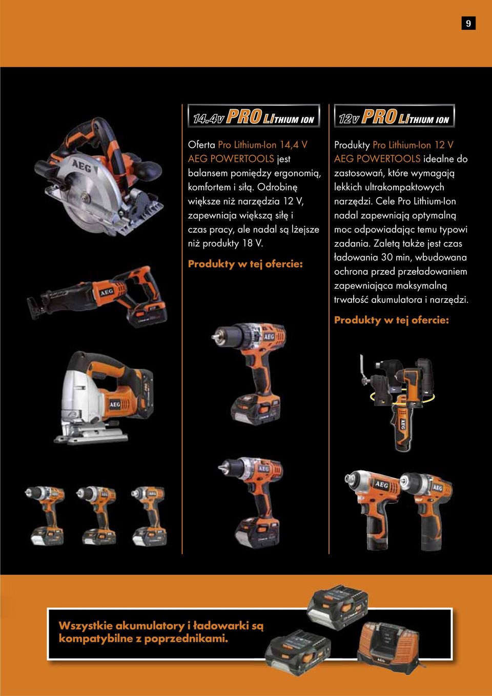Produkty w tej ofercie: Produkty Pro Lithium-Ion 12 V AEG POWERTOOLS idealne do zastosowań, które wymagają lekkich ultrakompaktowych narzędzi.