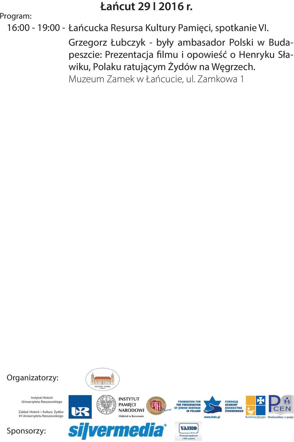 Grzegorz Łubczyk - były ambasador Polski w Budapeszcie: