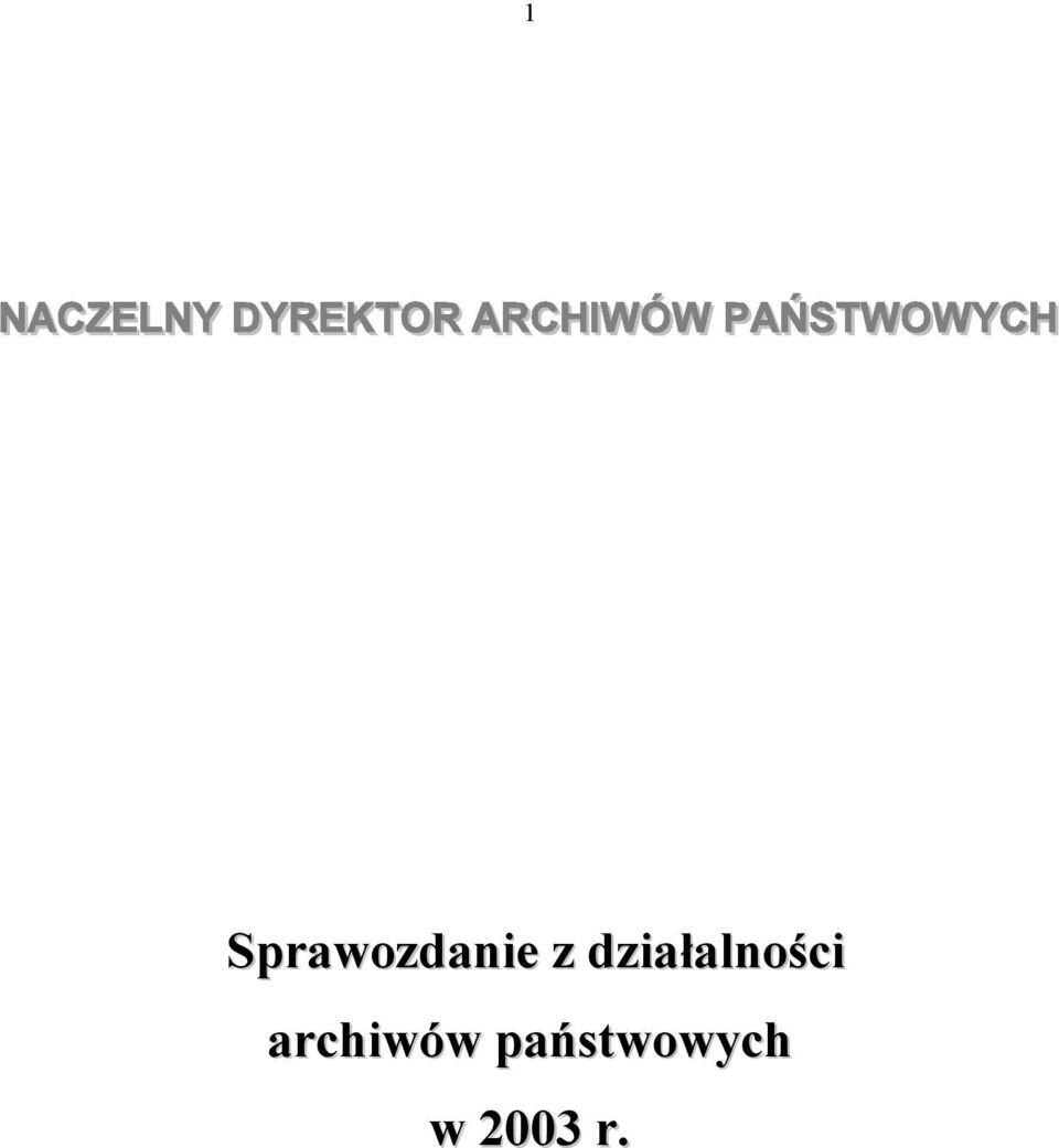 archiwów