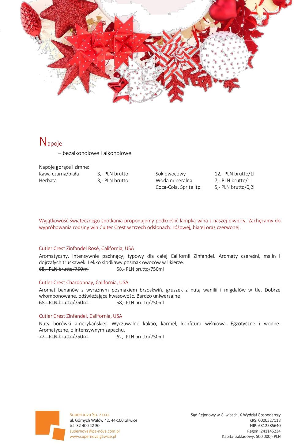 Zachęcamy do wypróbowania rodziny win Culter Crest w trzech odsłonach: różowej, białej oraz czerwonej.