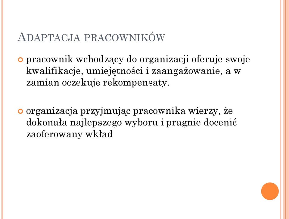 oczekuje rekompensaty.