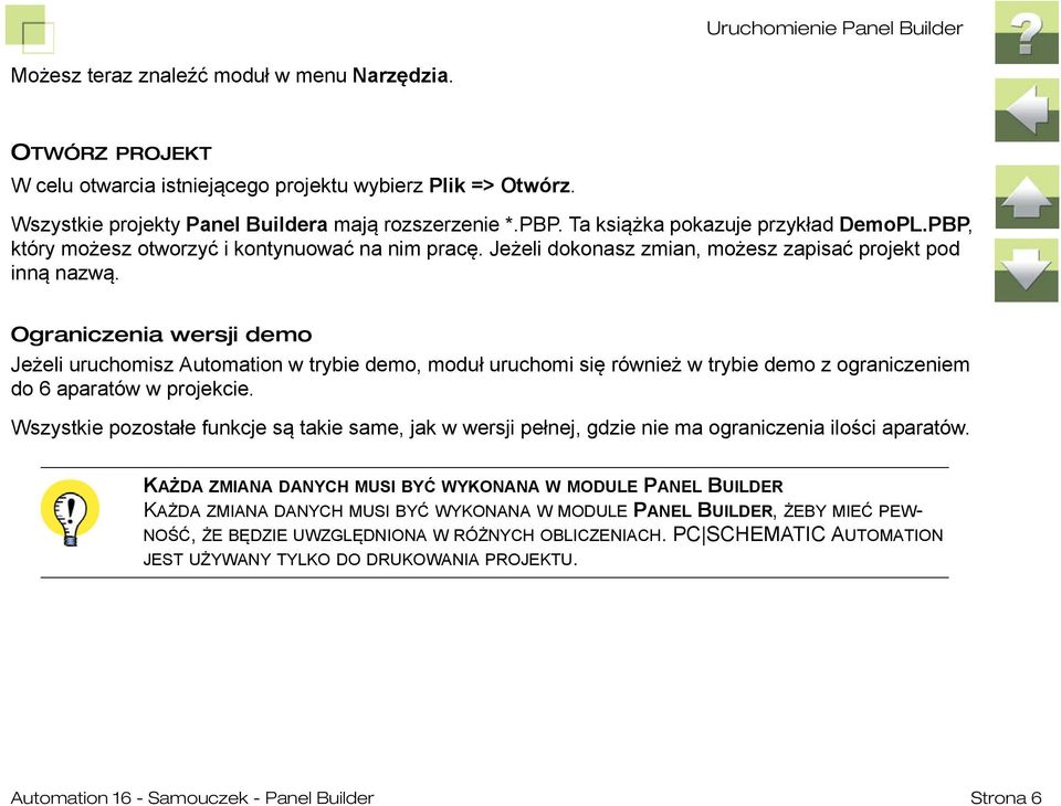 Jeżeli dokonasz zmian, możesz zapisać projekt pod inną nazwą.